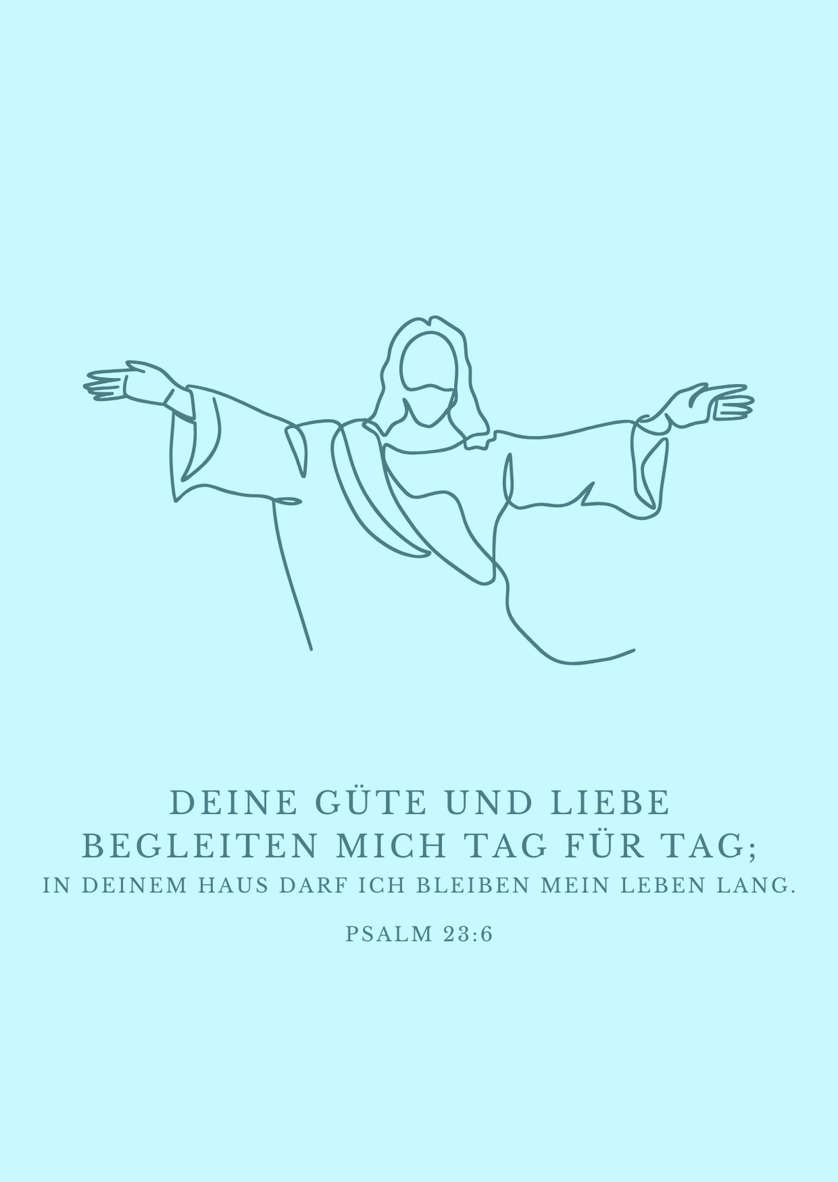 Postkarte Jesus