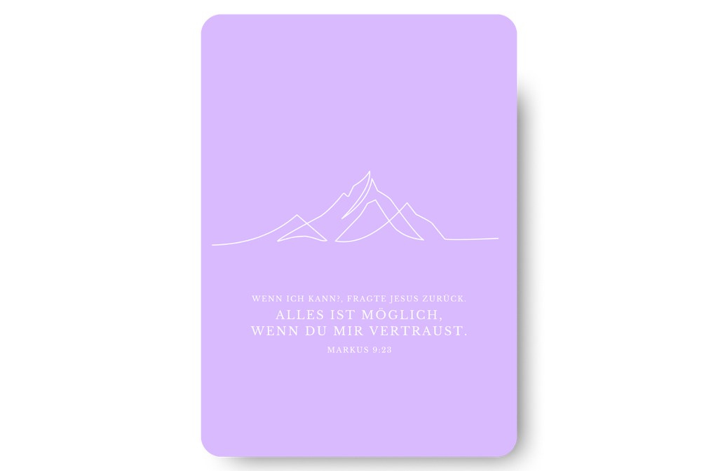Postkarte Mountain