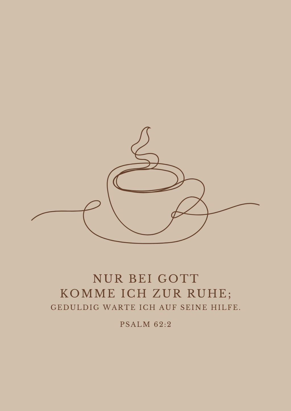 Postkarte Kaffee
