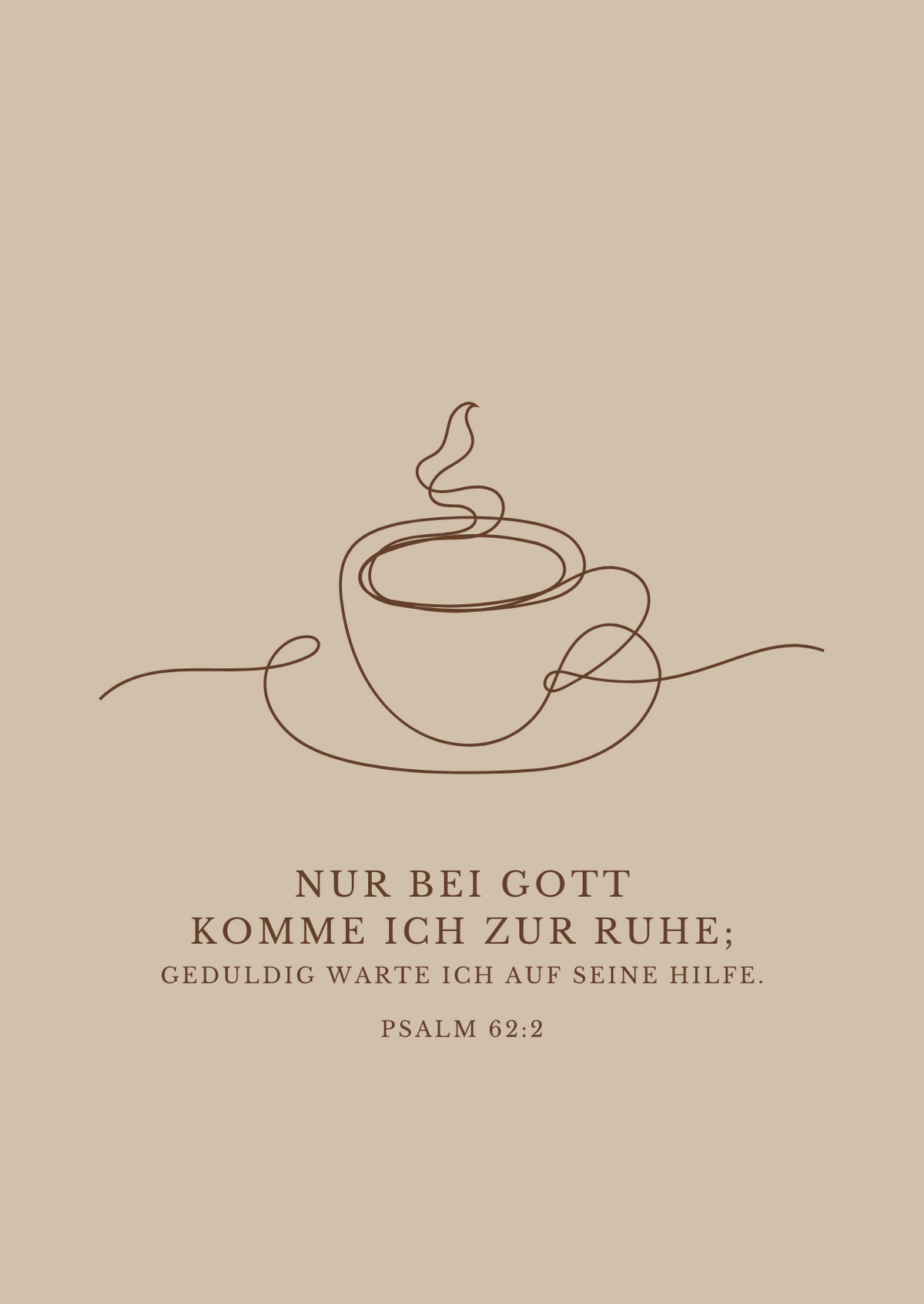 Postkarte Kaffee