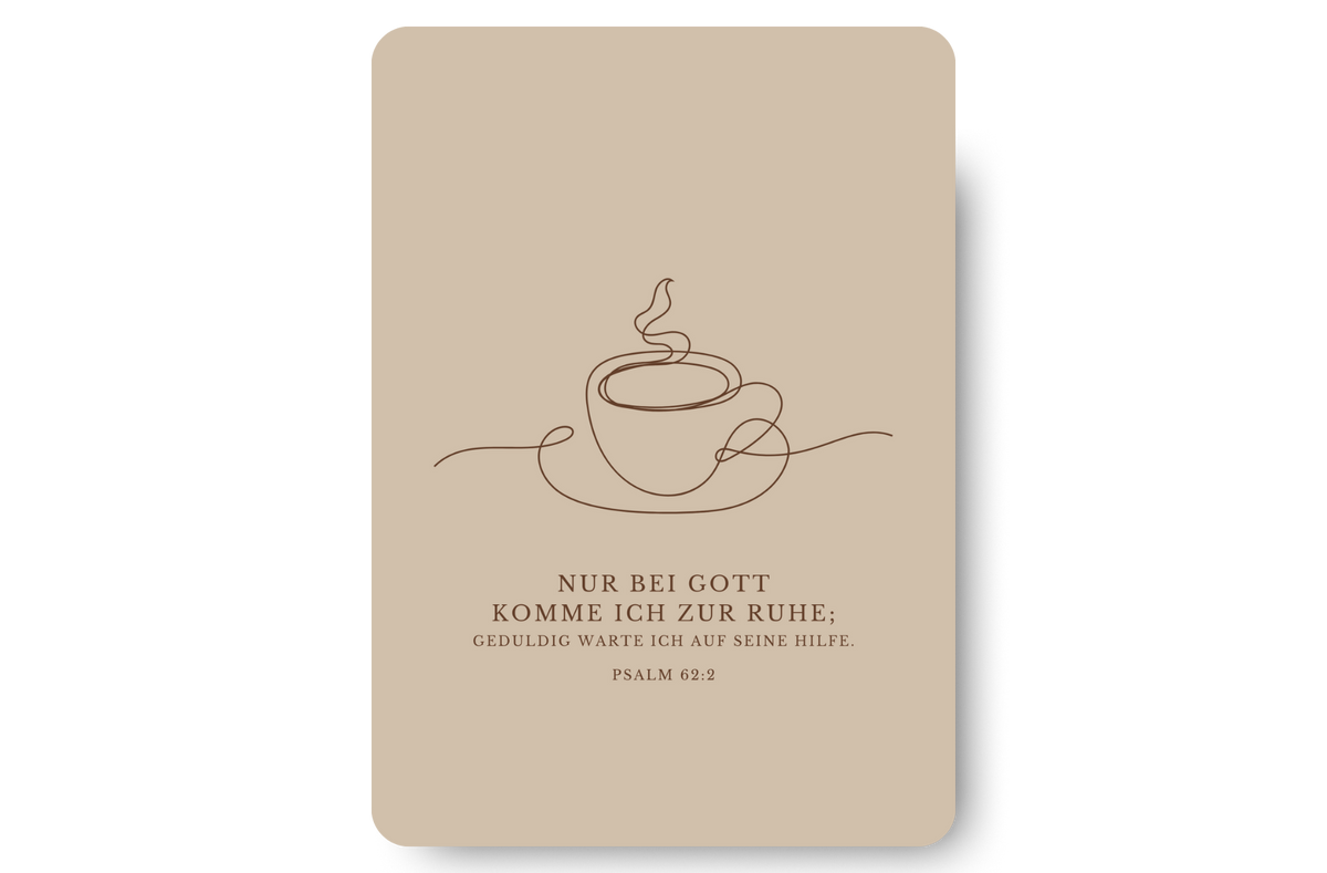 Postkarte Kaffee