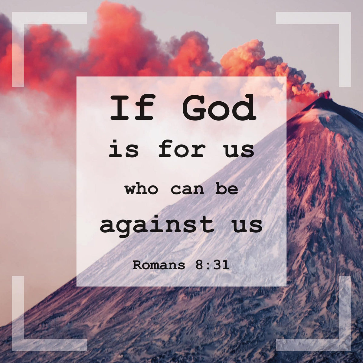 Postkarte - If our God is for us