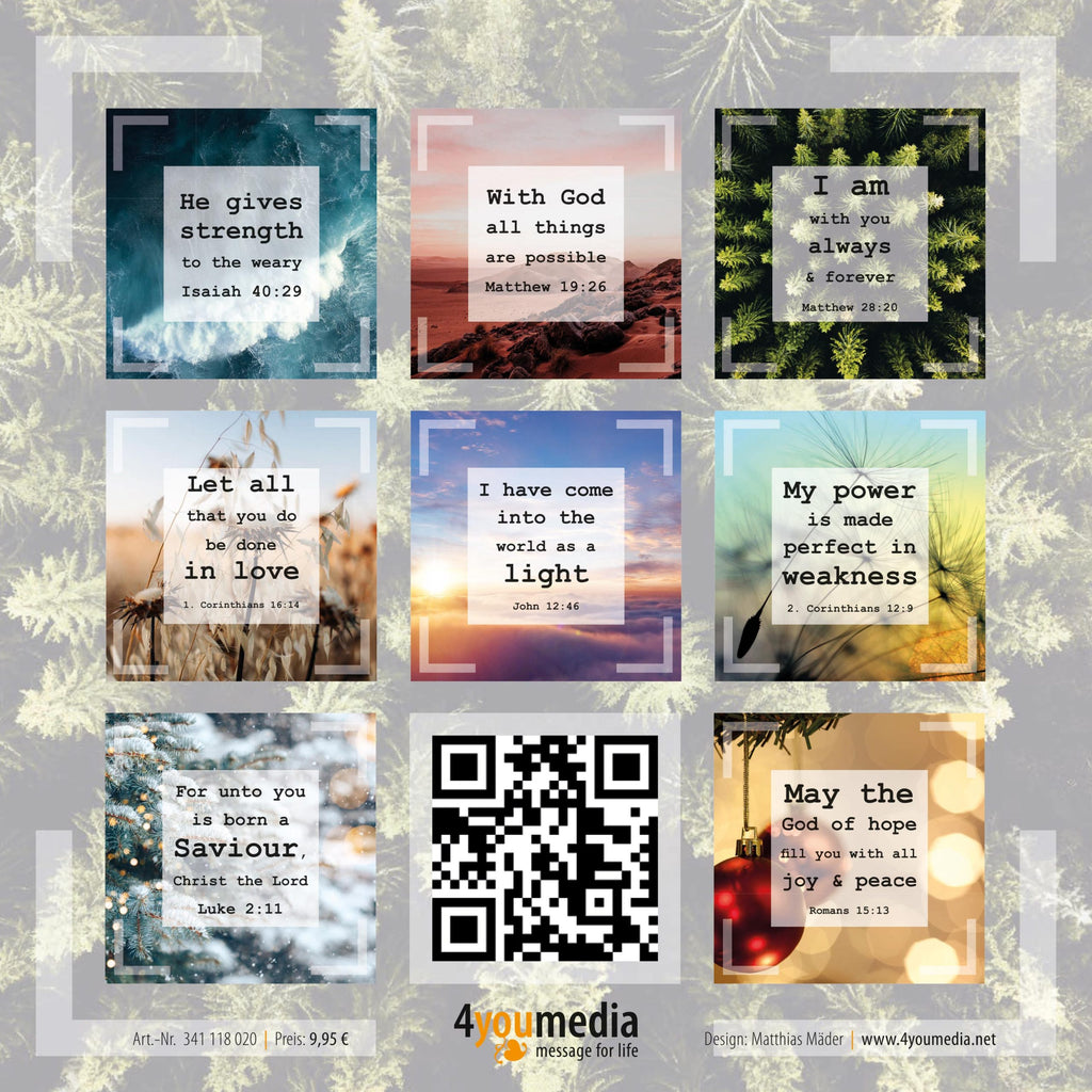 Quad Cards - Postkartenbuch/Kartenblock