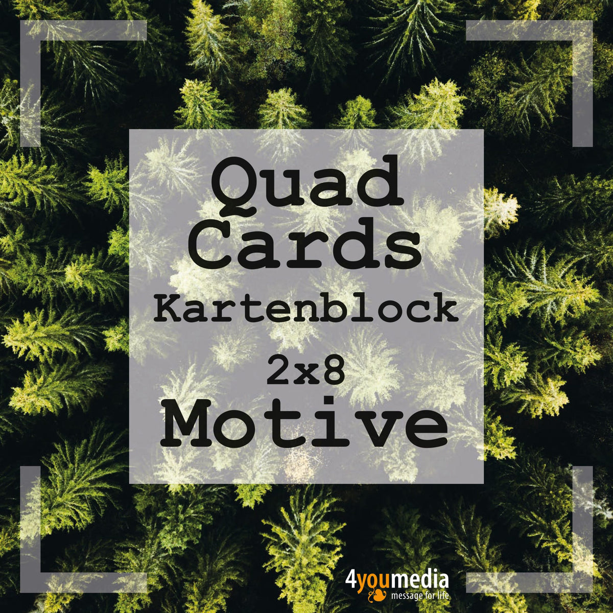 Quad Cards - Postkartenbuch/Kartenblock