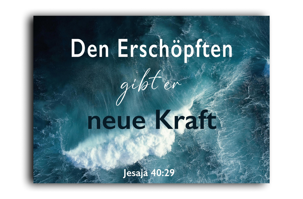 Postkarte Wasser