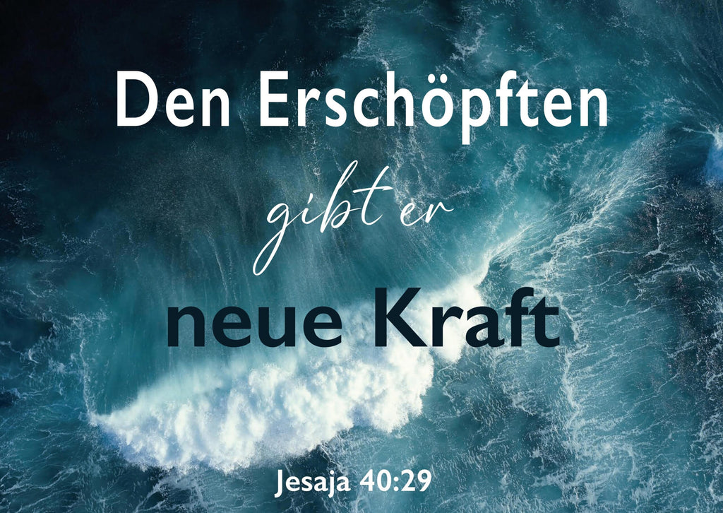 Postkarte Wasser