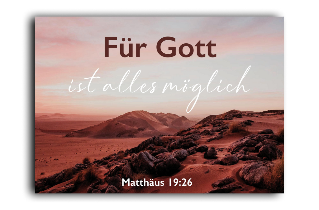 Postkarte Wüste