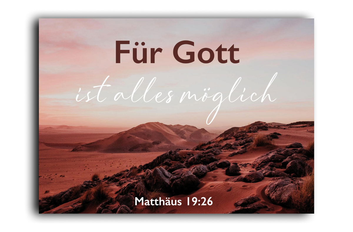 Postkarte Wüste