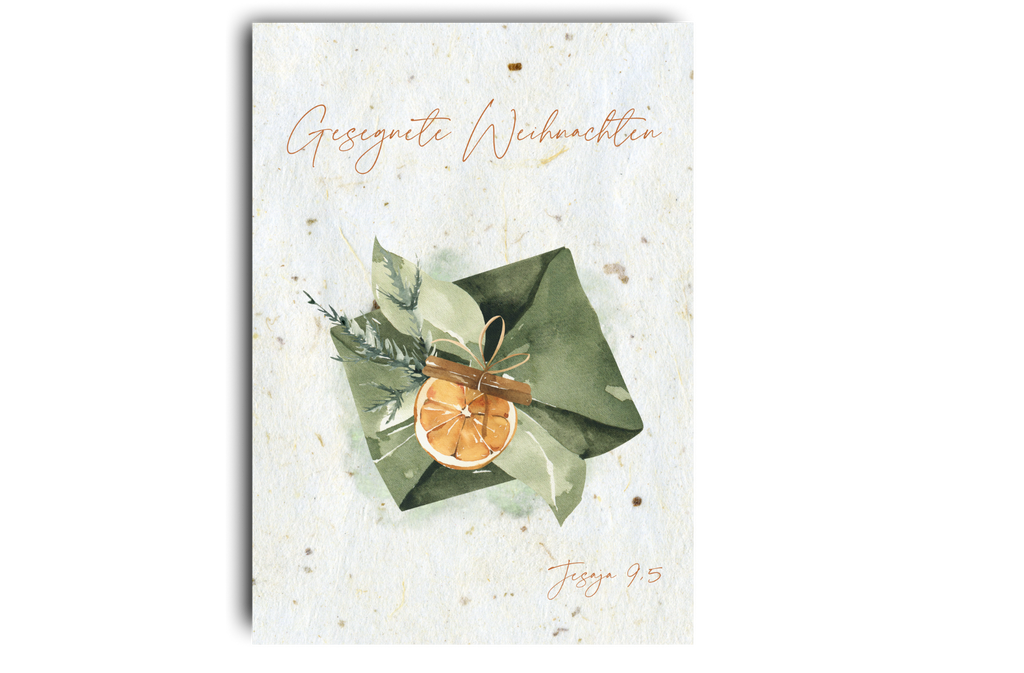 Postkarte Weihnachten Geschenk