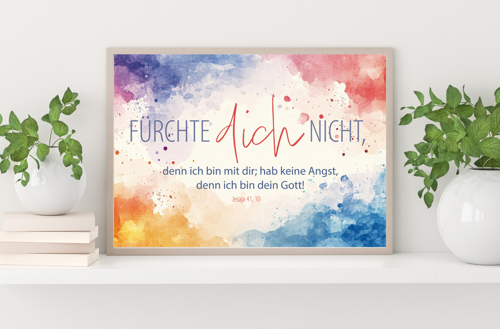 A3 Poster Jahreslosung 2027 Bunte Farben
