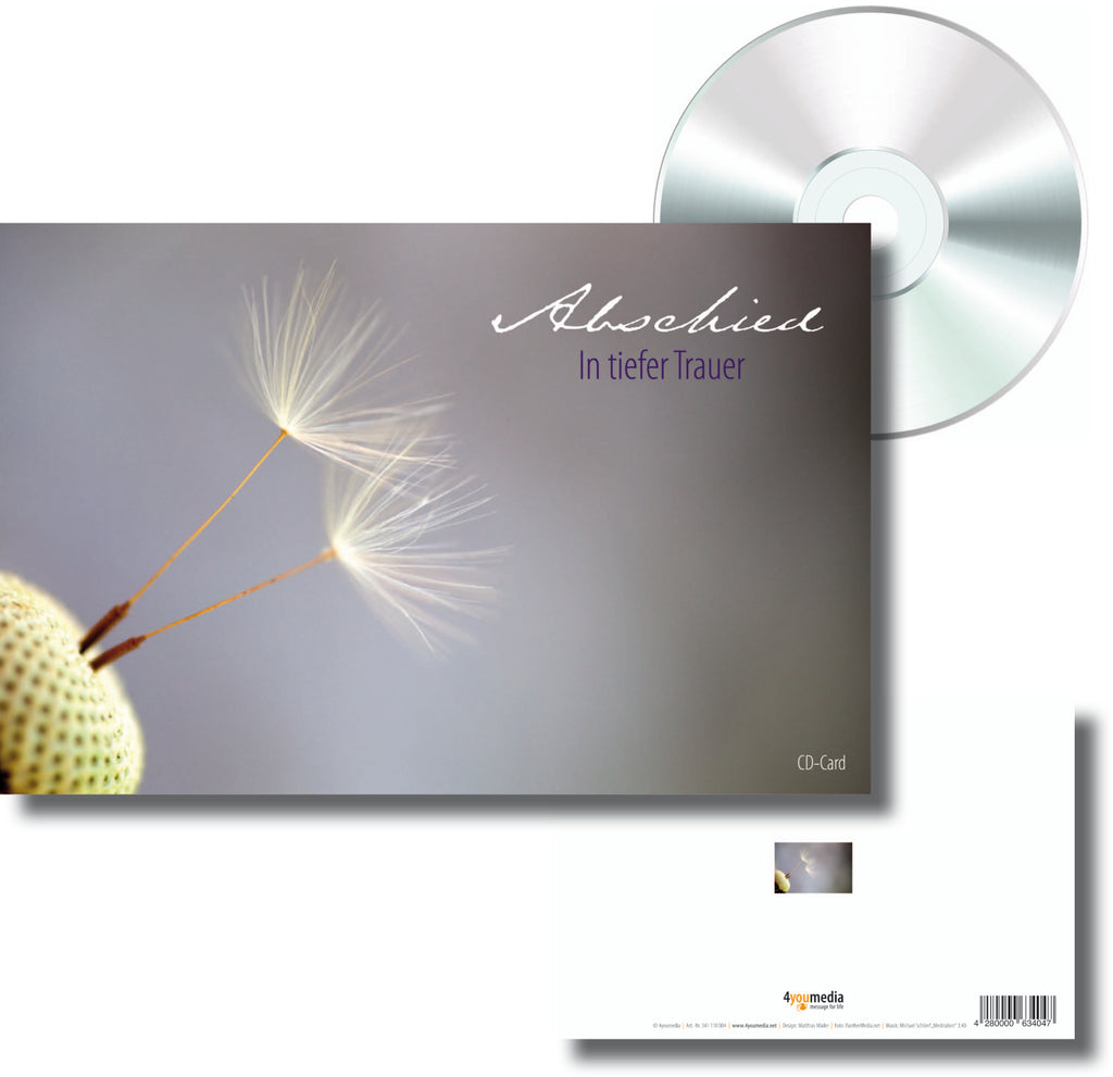 CD-Card - „Abschied“ - In tiefer Trauer