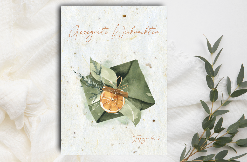 Postkarte Weihnachten Geschenk