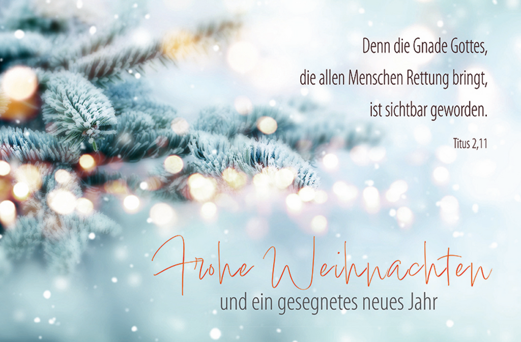 Faltkarte Weihnachten "Tanne"