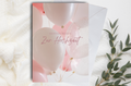 Faltkarte Hochzeit "Luftballons"