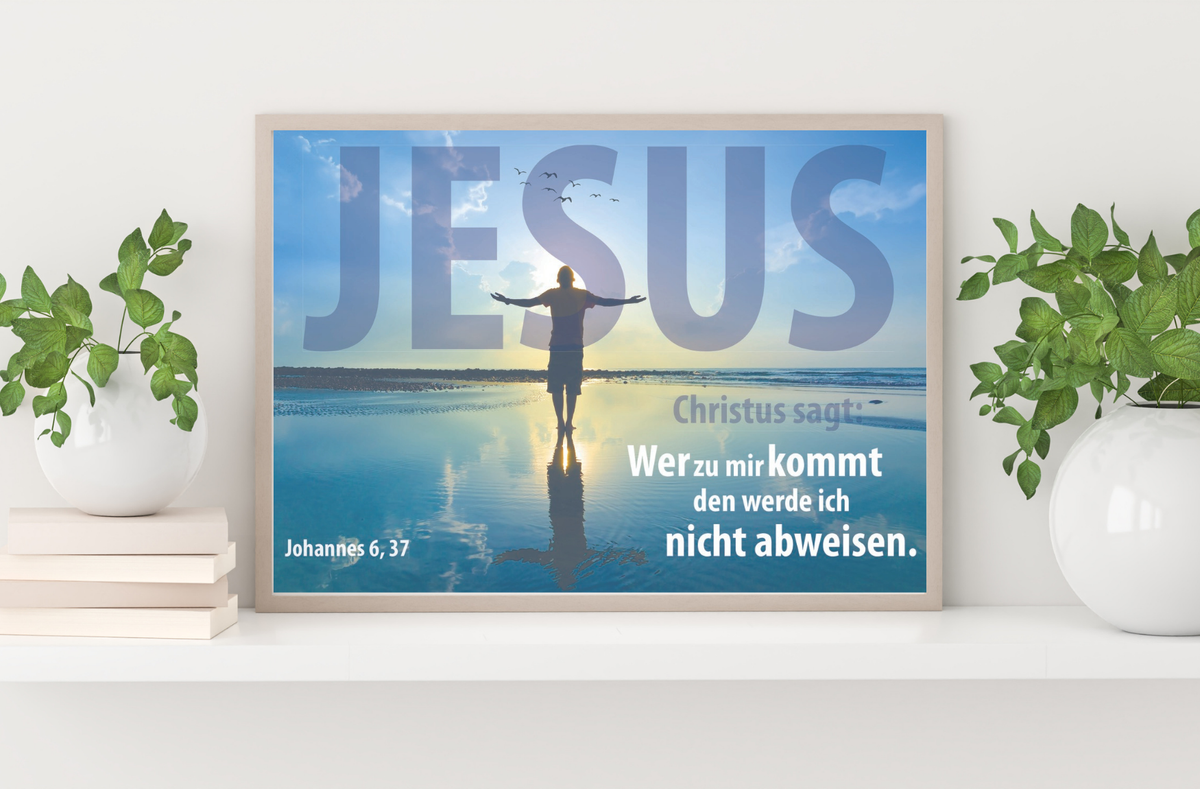 Poster A3 Jahreslosung 2022 Jesus Christus spricht