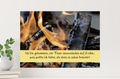 Poster A2 Ich bin gekommen, ein Feuer...