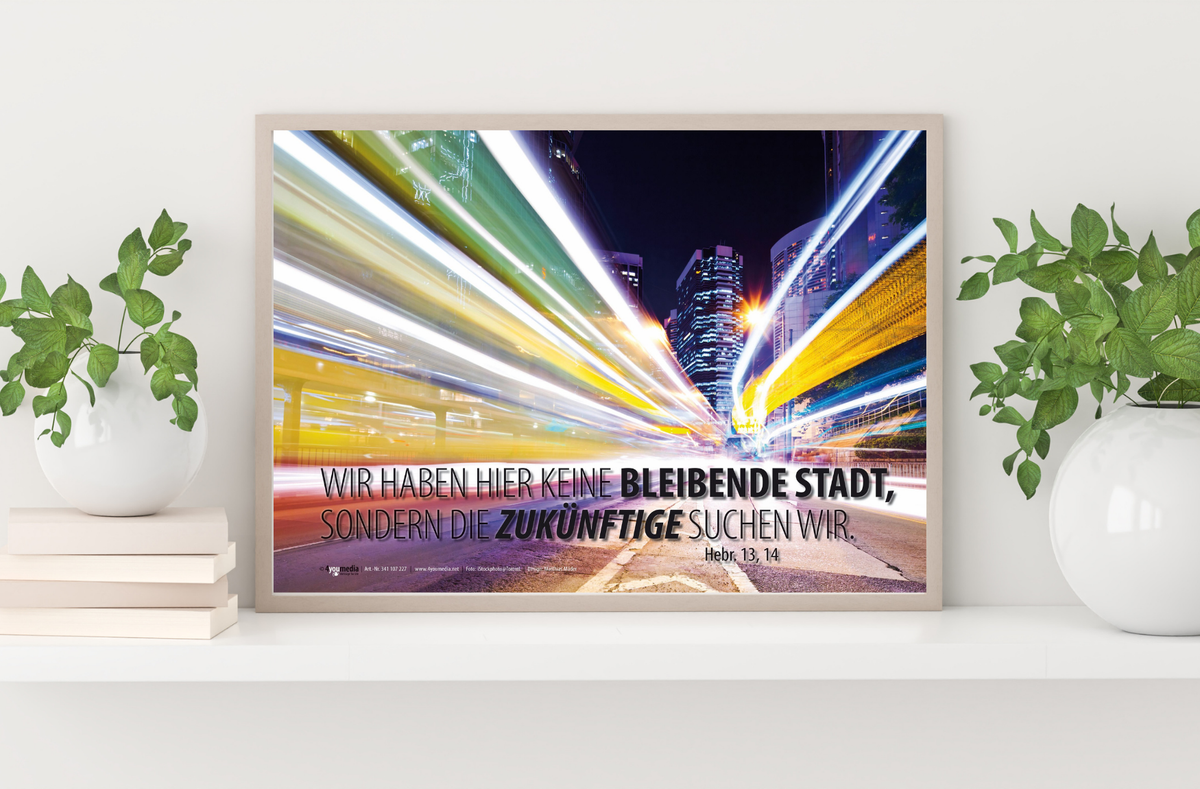 Poster A3 Jahreslosung 2013 - Citylights