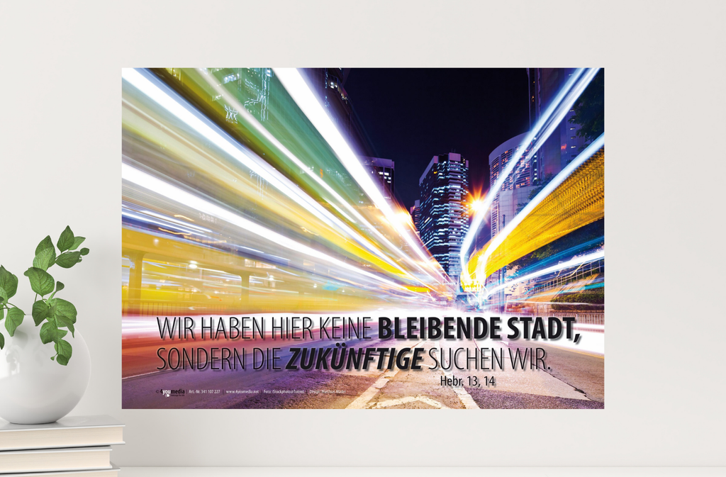 Poster A2 Jahreslosung 2013 - Citylights