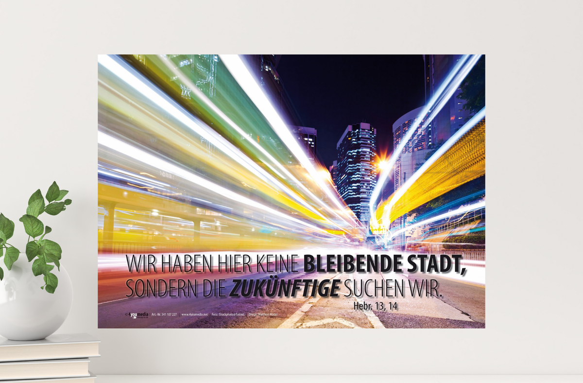 Poster A2 Jahreslosung 2013 - Citylights