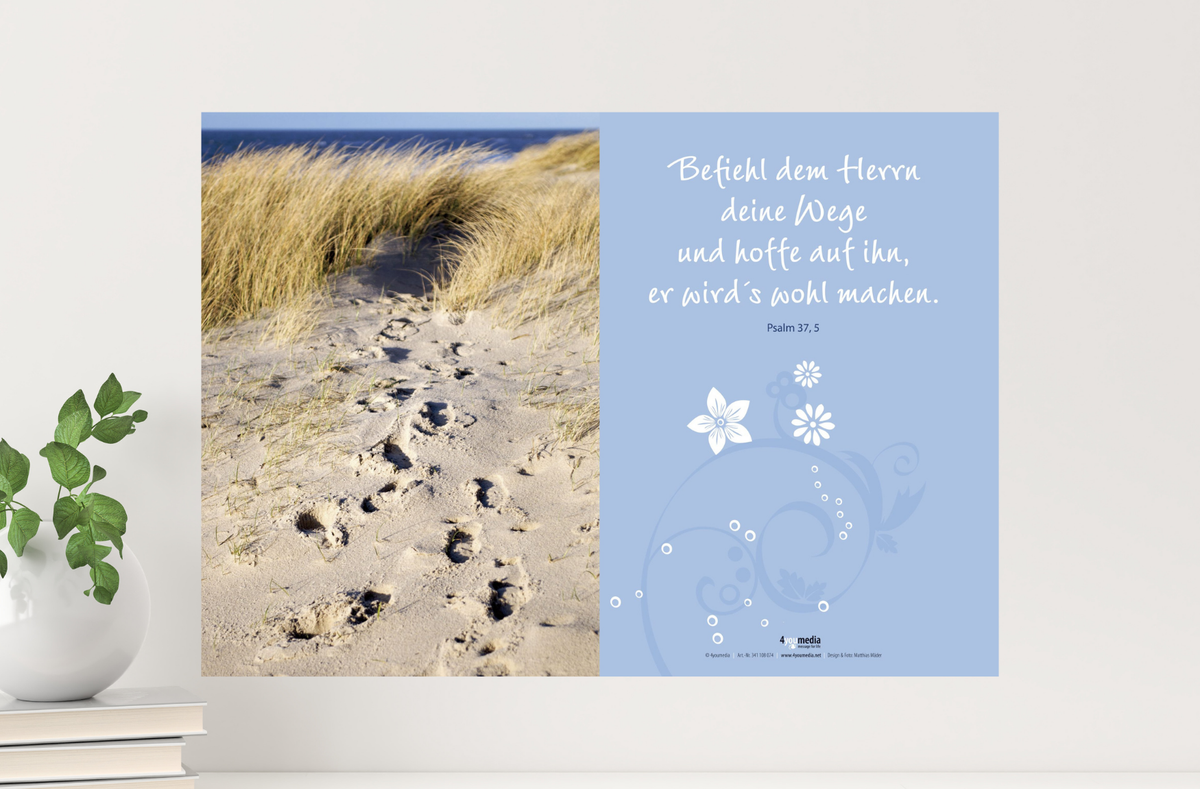 Poster A2 Befiehl dem Herrn deine Wege