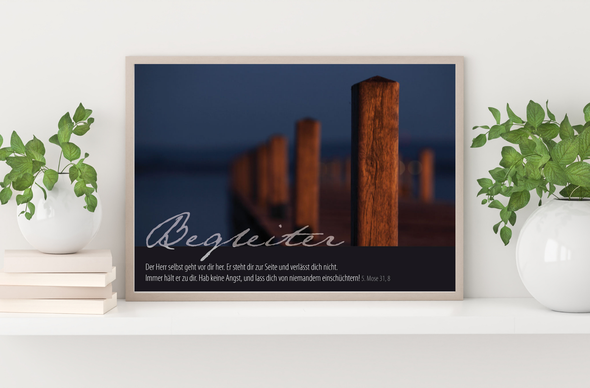 Poster A3 Begleiter - Der Herr selbst geht vor Dir her