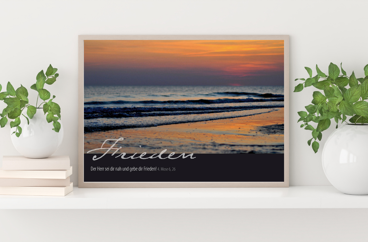 Poster A3 Frieden - Der Herr sei Dir nah
