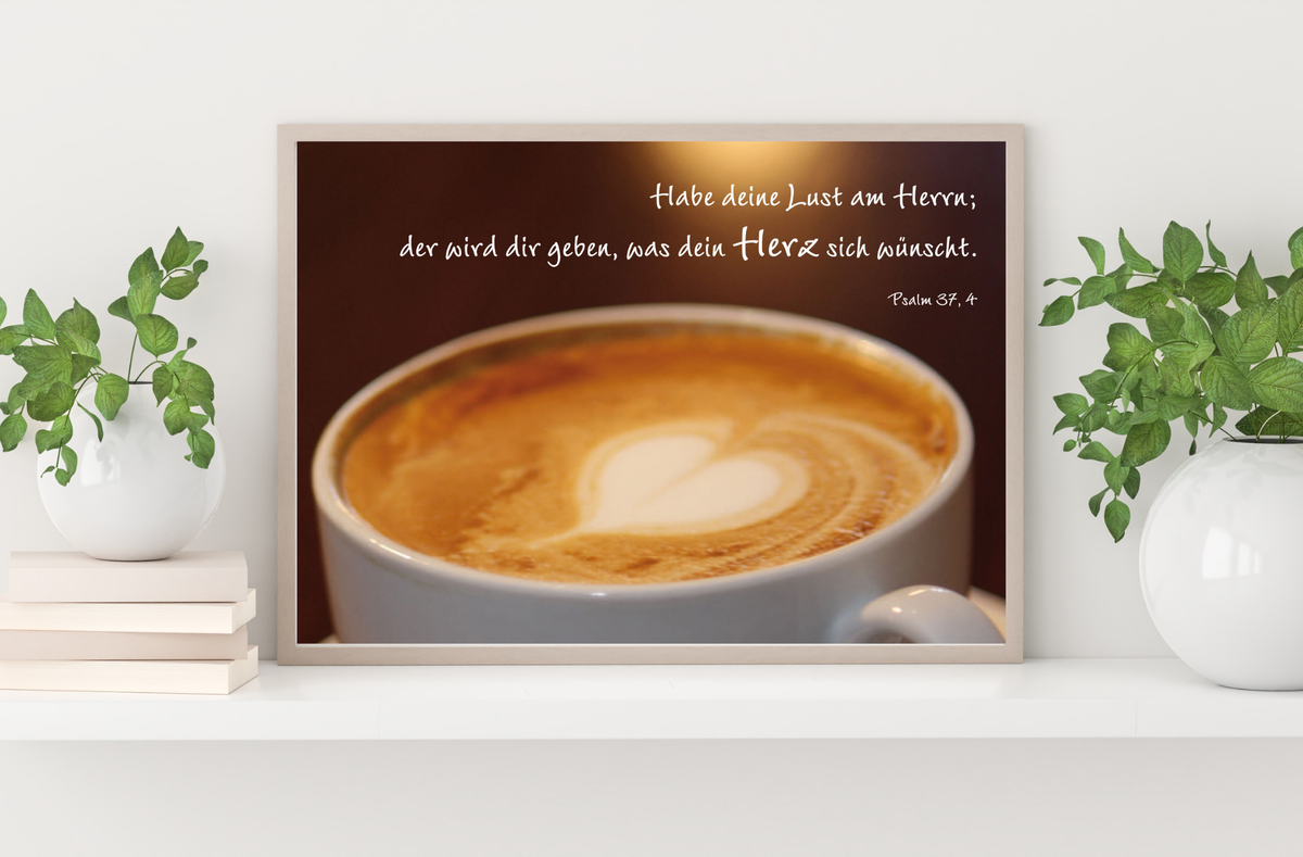 Poster A3 Habe dein Lust am Herrn