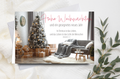 Faltkarte Frohe Weihnachten Wohnzimmer