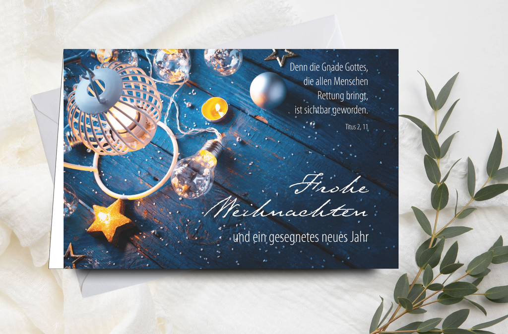 Faltkarte Frohe Weihnachten