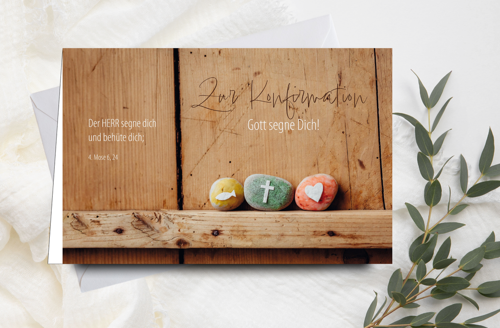 Faltkarte Zur Konfirmation
