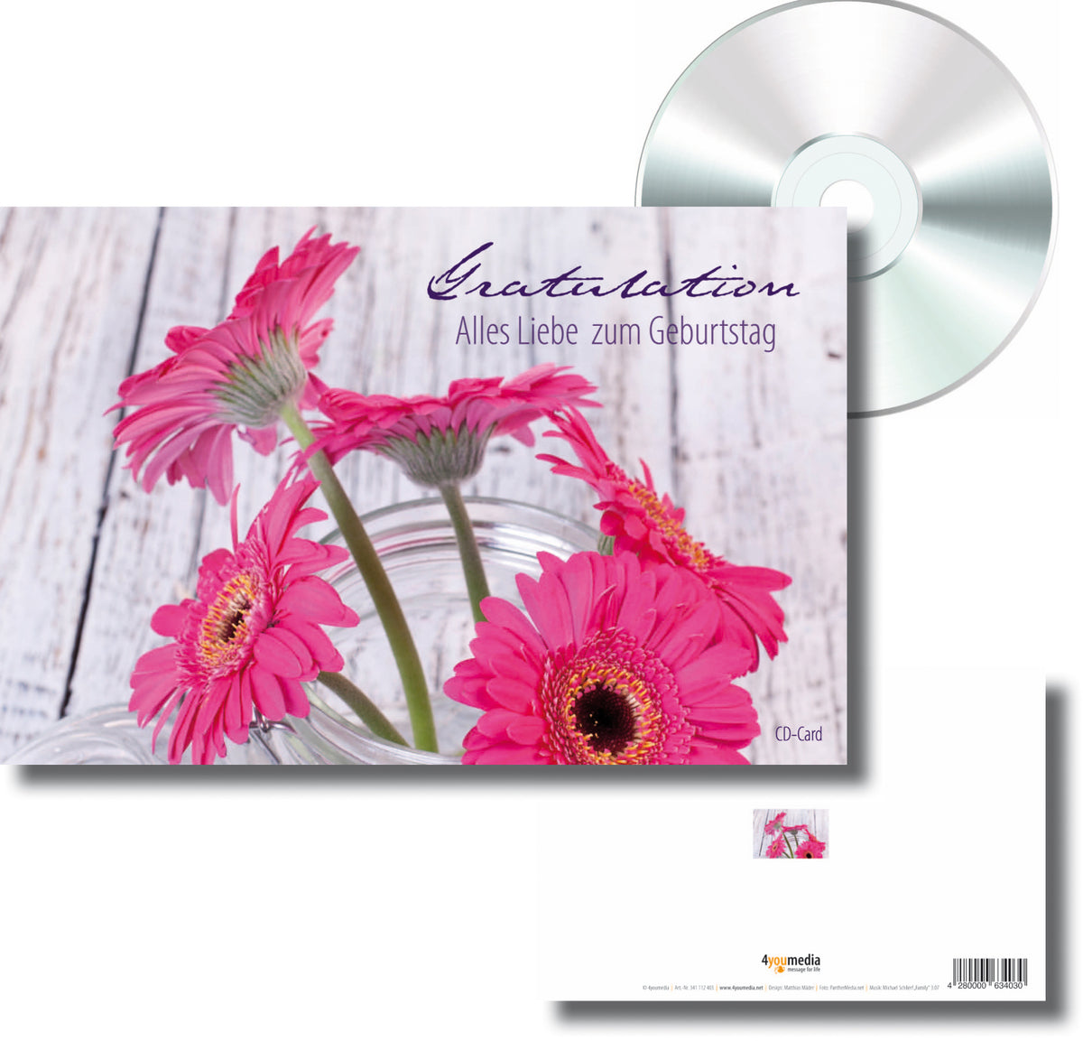 CD-Card - „Gratulation“ - Alles Liebe zum Geburtstag