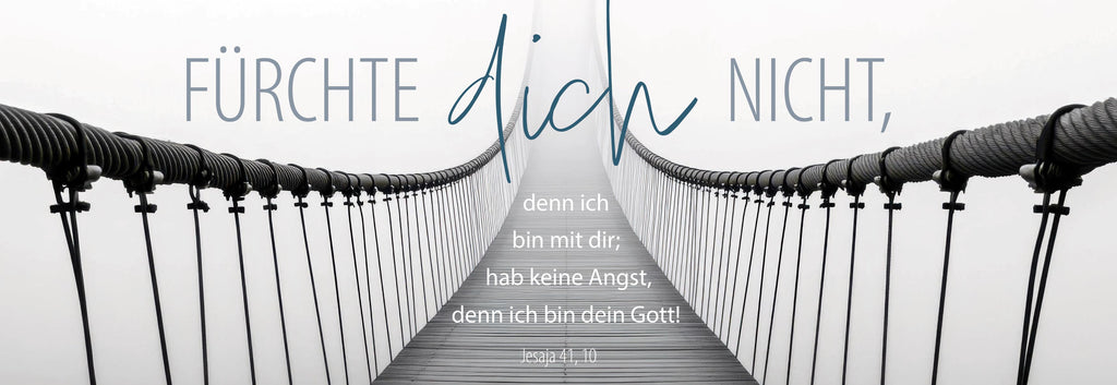 Lesezeichen Set Jahreslosung 2027 Brücke 10 Stück