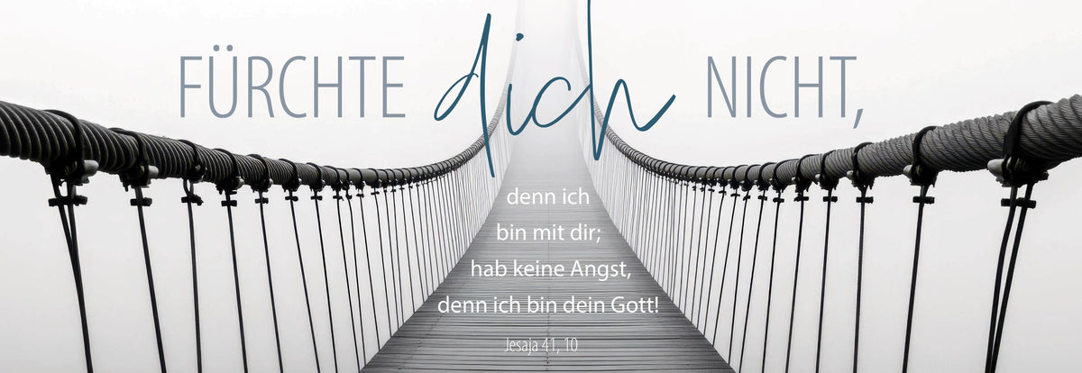 Lesezeichen Set Jahreslosung 2027 Brücke 10 Stück