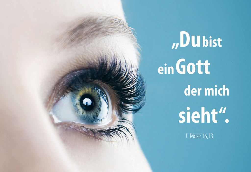 Poster A3 Jahreslosung 2023 Motiv "Auge"