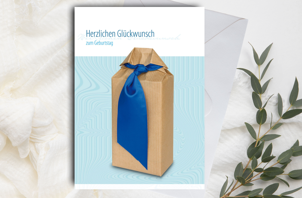 Faltkarte Herzlichen Glückwunsch