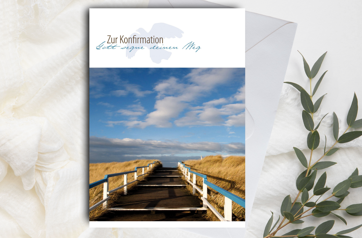 Faltkarte Zur Konfirmation
