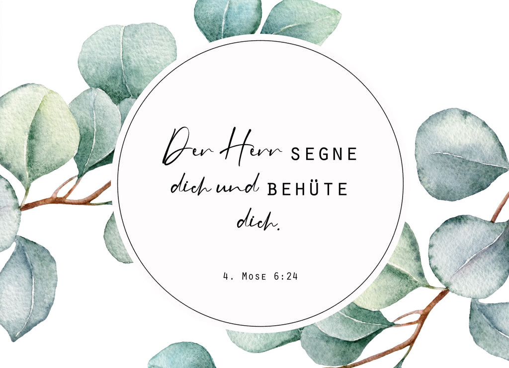 Postkarte Der Herr segne dich