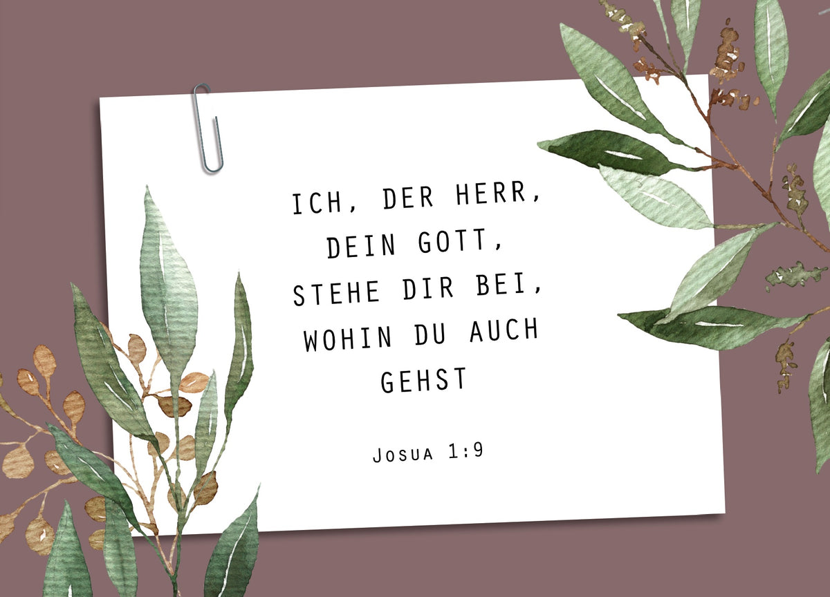 Postkarte Ich, der Herr, dein Gott
