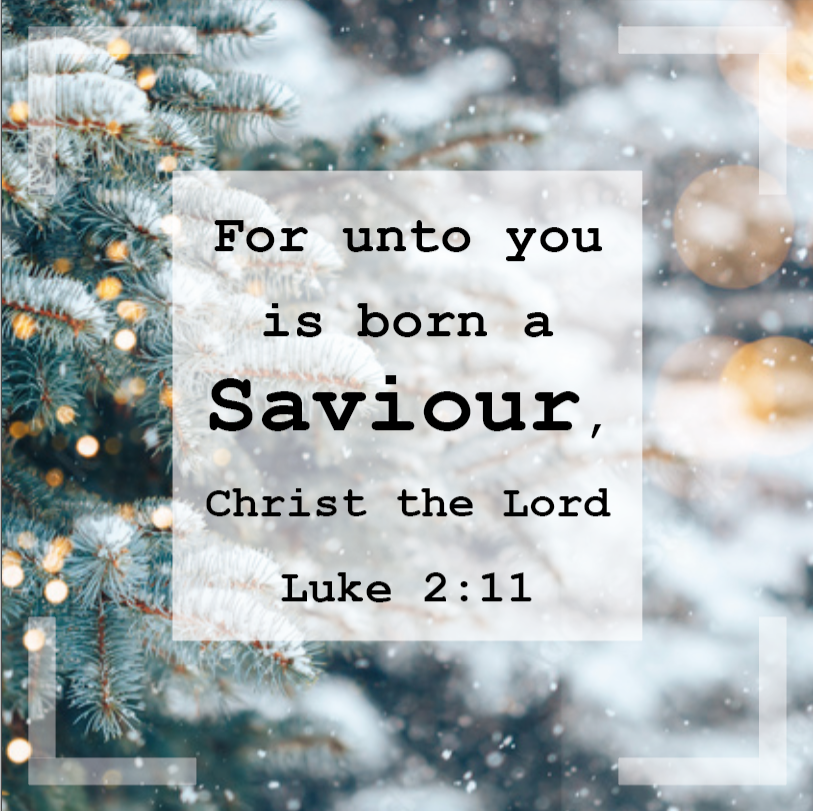 Postkarte - Saviour is born