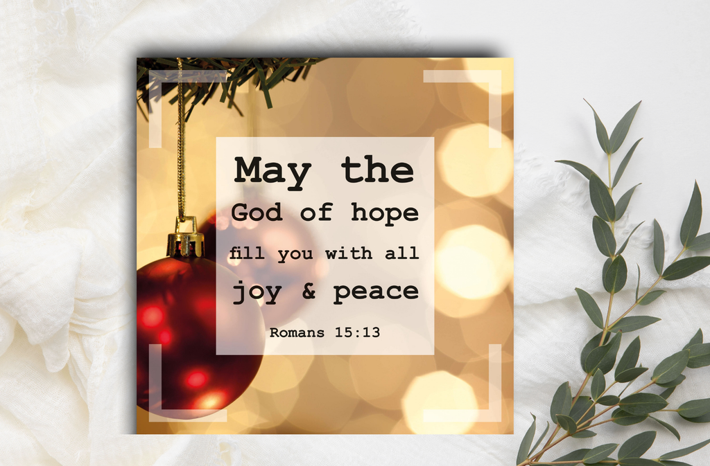 Postkarte - May the God of hope